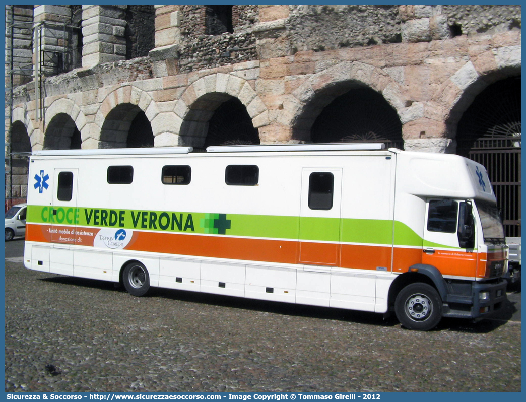 -
Croce Verde Verona
MAN NutzFahrzeuge 14 225 L
Allestitore Valli S.r.l.
Parole chiave: Croce;Verde;CV;C.V.;Verona;Pubblica;Assistenza;MAN;NutzFahrzeuge;14 225 L;Valli