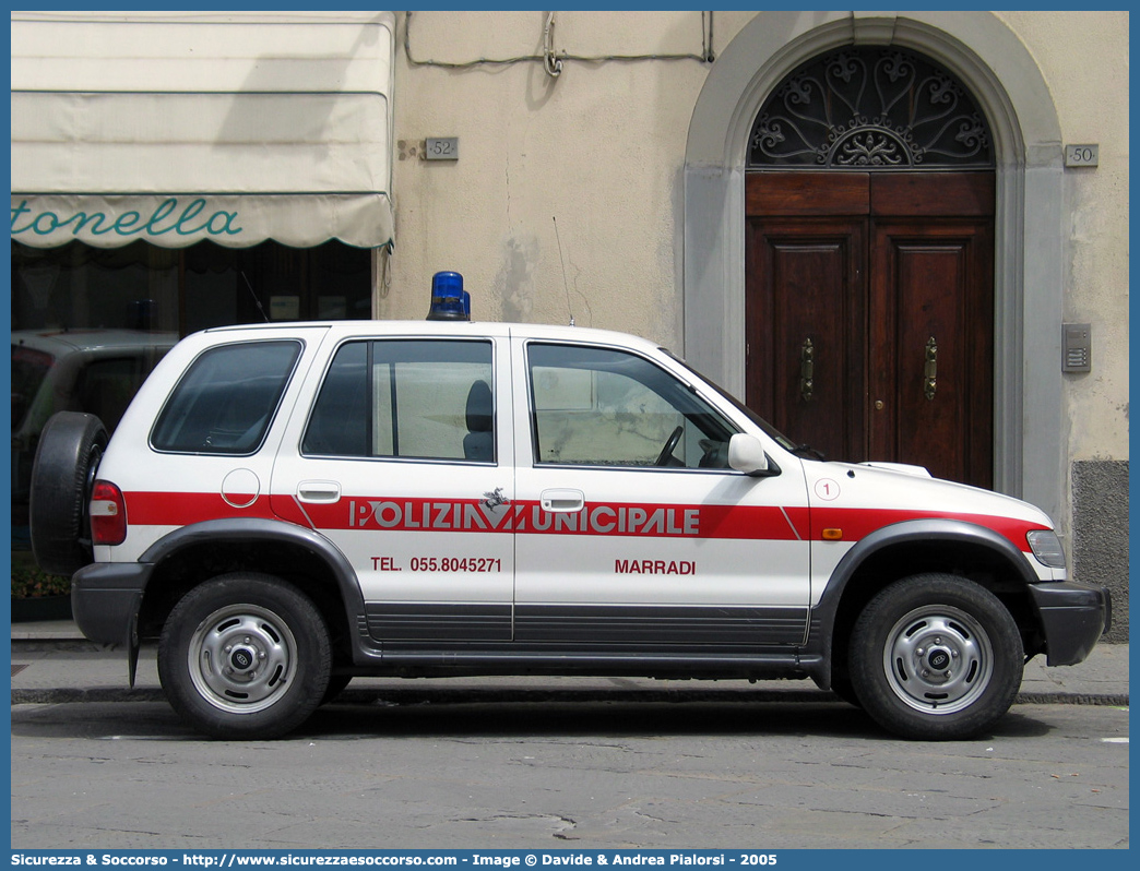 -
Polizia Municipale
Comune di Marradi
Kia Sportage I serie
Parole chiave: Polizia;Locale;Municipale;Marradi;Kia;Sportage