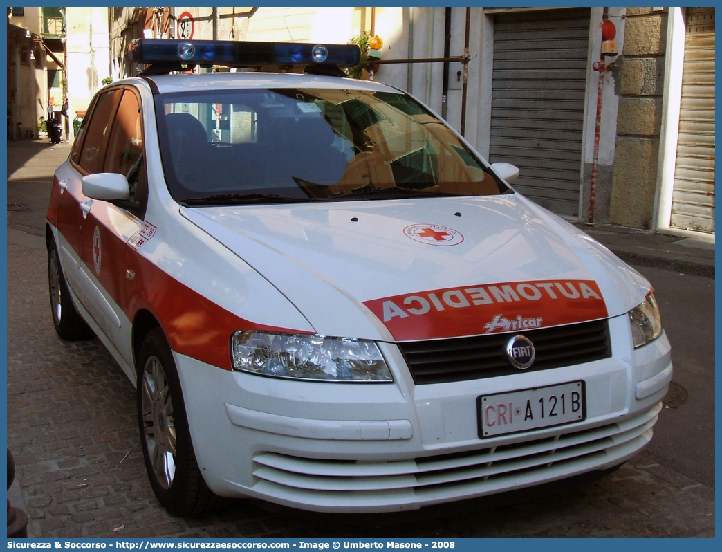 CRI A121B
Croce Rossa Italiana
Voltri
Fiat Stilo
Allestitore Aricar S.p.A.
Parole chiave: CRI;C.R.I.;Croce Rossa Italiana;Automedica;Auto medica;Automedicalizzata;Auto medicalizzata;Fiat;Stilo;Multiwagon;Voltri;A121B;Aricar