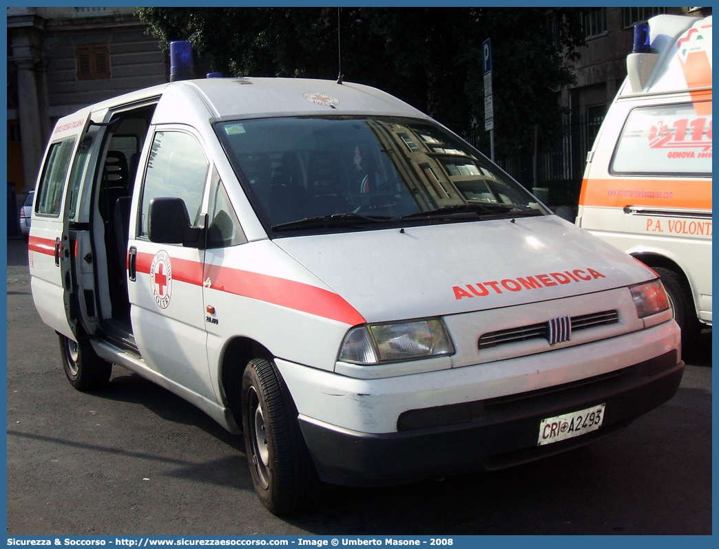 CRI A2493
Croce Rossa Italiana
Voltri
Fiat Scudo I serie
Allestitore Aricar S.p.A.
Parole chiave: CRI;C.R.I.;Croce Rossa Italiana;Automedica;Auto medica;Automedicalizzata;Auto medicalizzata;Fiat;Scudo;Voltri;A2493;Aricar