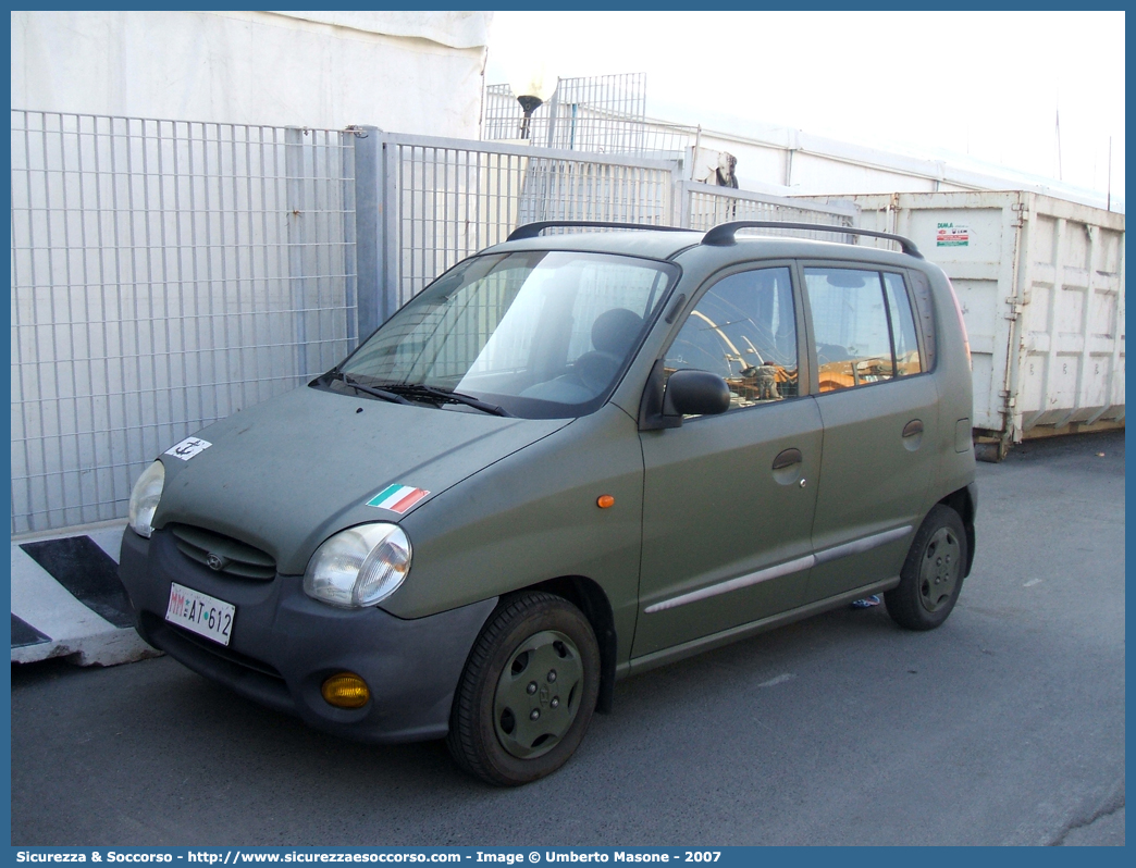 MM AT612
Marina Militare Italiana
Hyundai Atos

Parole chiave: MM;M.M.;Marina Militare;Hyundai;Atos