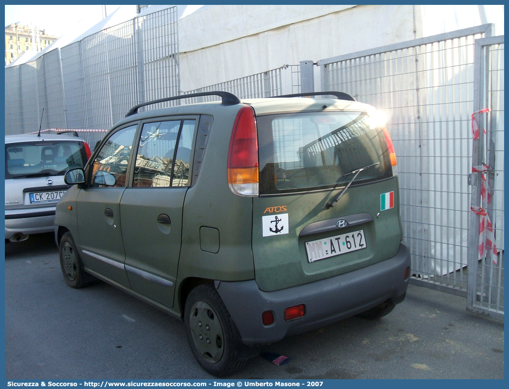 MM AT612
Marina Militare Italiana
Hyundai Atos

Parole chiave: MM;M.M.;Marina Militare;Hyundai;Atos