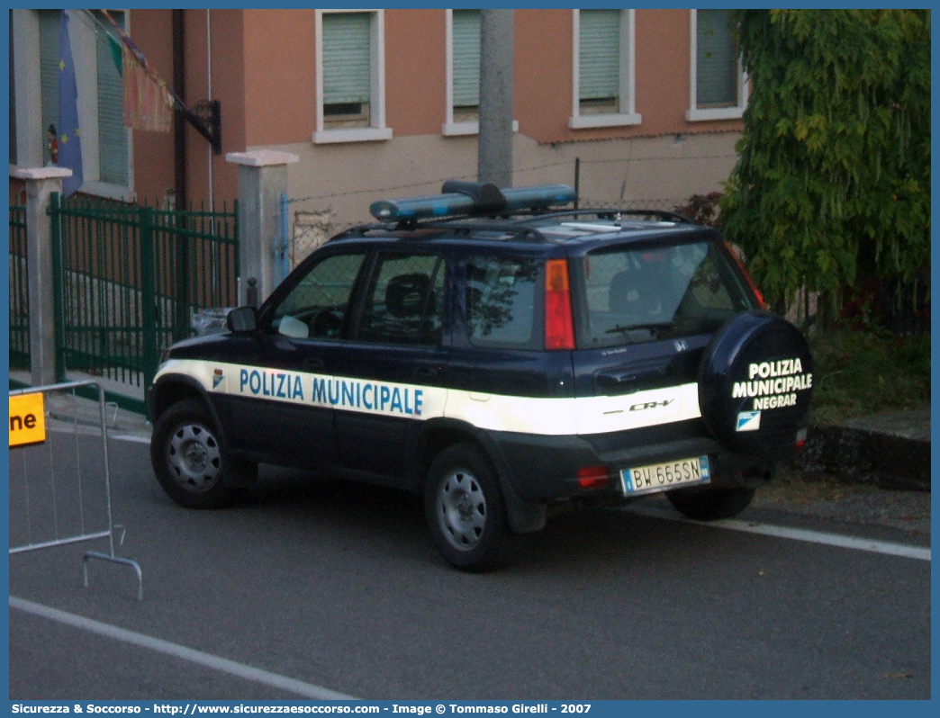 -
Polizia Municipale
Comune di Negrar
Honda CR-V I serie
Parole chiave: Polizia;Locale;Municipale;Negrar;Honda;CRV;CR-V