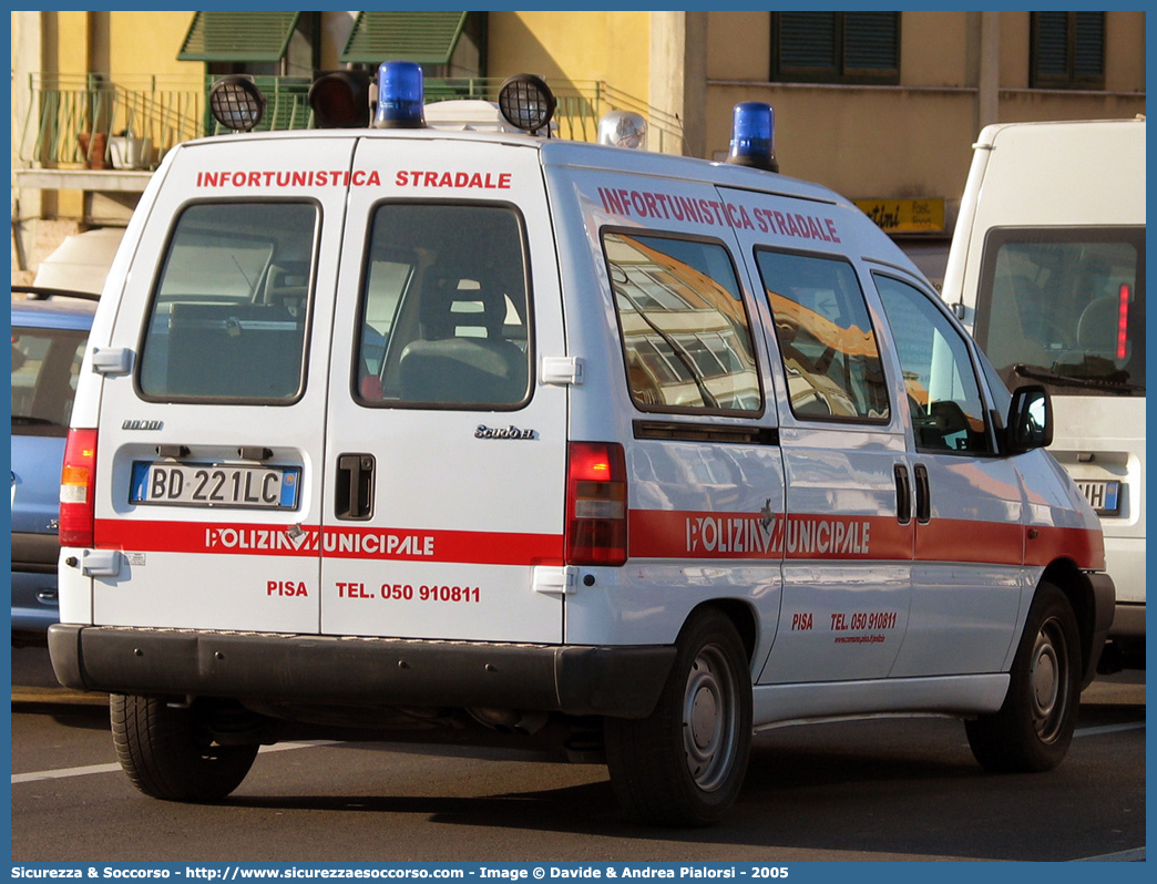 -
Polizia Municipale
Comune di Pisa
Fiat Scudo I serie
Parole chiave: Polizia;Locale;Municipale;Pisa;Fiat;Scudo