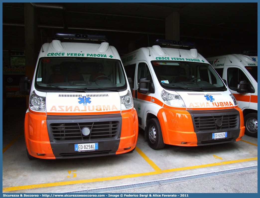 170-174
Pia Opera Croce Verde Padova
Fiat Ducato III serie
Allestitore Alea Italia S.r.l.
Parole chiave: Pia;Opera;Croce;Verde;Padova;Ambulanza;Fiat;Ducato;X250;Alea