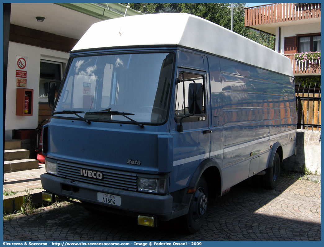 Polizia A1504
Polizia di Stato
Iveco Zeta 79-14
Parole chiave: Polizia di Stato;Polizia;PS;Iveco;Zeta 79-14;A1504