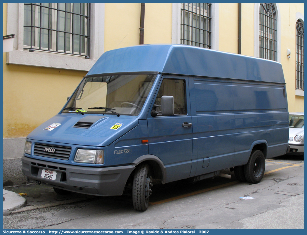 Polizia A6987
Polizia di Stato
Iveco Daily 35-8 II serie
Parole chiave: PS;P.S.;Polizia;Stato;Pubblica;Sicurezza;Polizia di Stato;Iveco;Daily;35-8;35;A6987