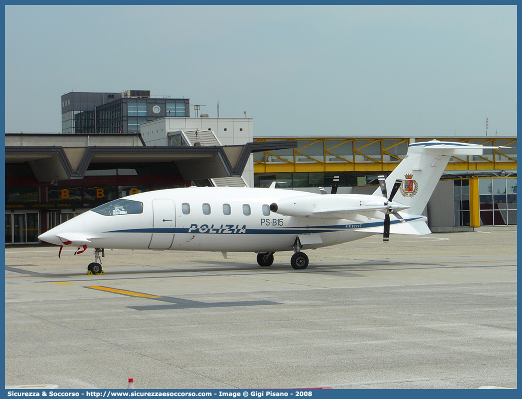 PS B15
Polizia di Stato
Reparto Volo
Piaggio P180 Avanti II
Parole chiave: Polizia di Stato;Polizia;PS;Reparto Volo;Piaggio;P180 Avanti II;B15