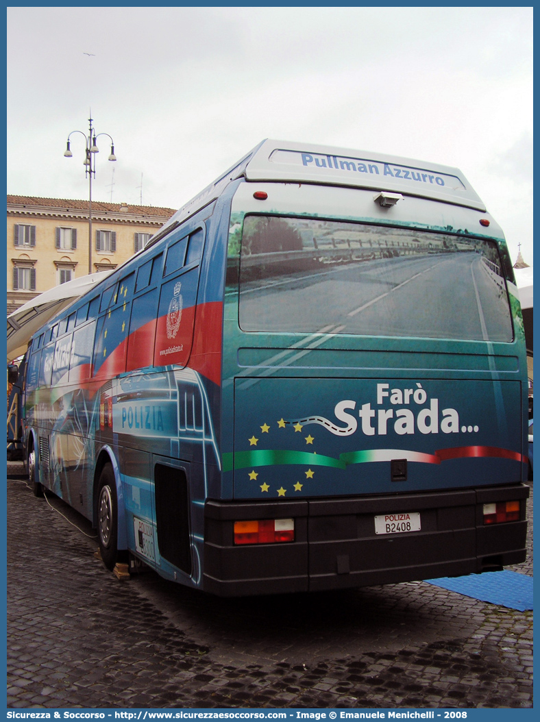 Polizia B2408
Polizia di Stato
Polizia Stradale
Iveco 370SE "Pullman Azzurro"
Parole chiave: Polizia;Stato;Polizia di Stato;Stradale;Iveco;370SE;Pullman Azzurro;B2408