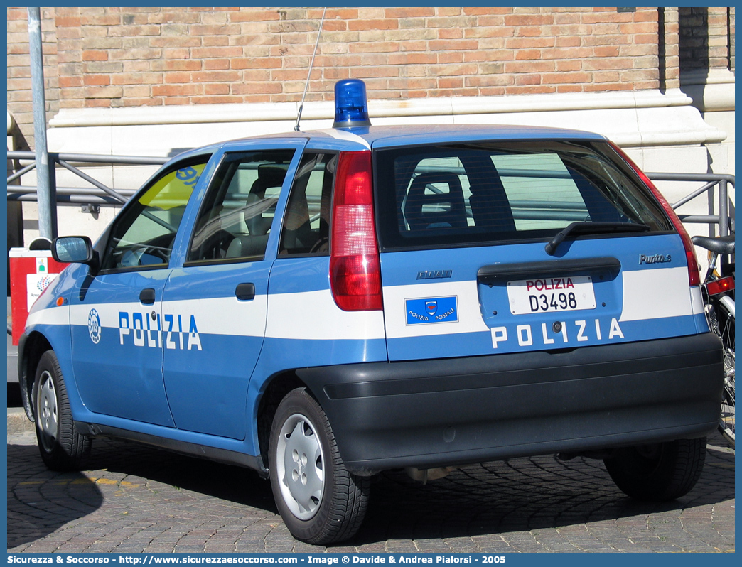 Polizia D3498
Polizia di Stato
Polizia delle Comunicazioni
Fiat Punto I serie
Parole chiave: Polizia di Stato;Polizia;PS;Polizia delle Comunicazioni;Fiat;Punto;I serie;D3498