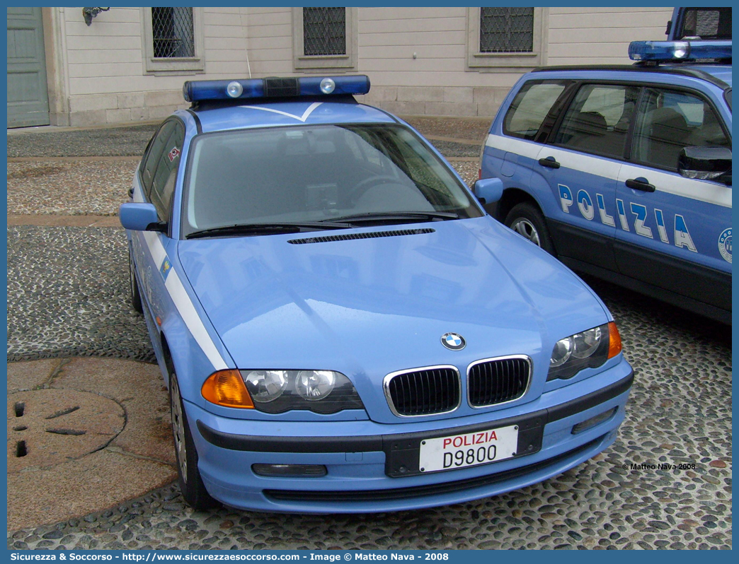 Polizia D9800
Polizia di Stato
Reparto Prevenzione Crimine
BMW Serie 3e46
Parole chiave: Polizia di Stato;Polizia;PS;Reparto Prevenzione Crimine;BMW;Serie 3e46;D9800