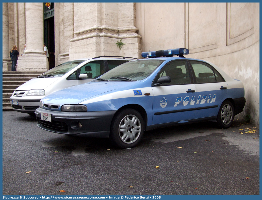 Fiat E1481
Polizia di Stato
Polizia Stradale
Fiat Marea
Parole chiave: Polizia di Stato;Polizia;PS;Polizia Stradale;Fiat;Marea;E1481