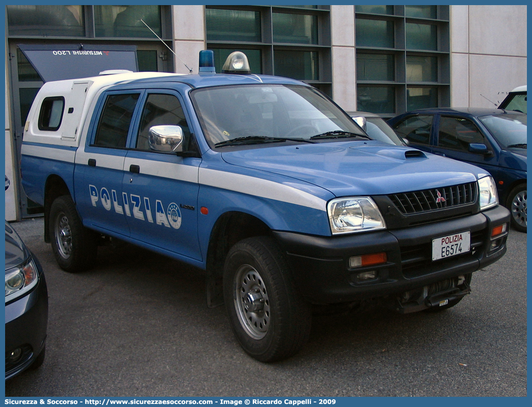 Polizia E6574
Polizia di Stato
Servizio Cinofili
Mitsubishi L200 III serie
Parole chiave: Polizia di Stato;Polizia;PS;Servizio Cinofili;Mitsubishi;Mitsubishi L200 III serie;E6574