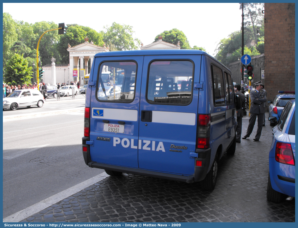 Polizia E9351
Polizia di Stato
Polizia Stradale
Fiat Ducato II serie
Parole chiave: Polizia;Stato;Polizia di Stato;Stradale;Fiat;Ducato II serie;E9351