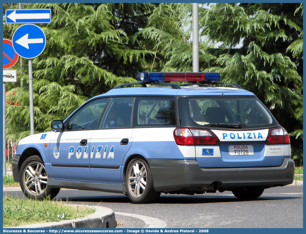 Polizia F0726
Polizia di Stato
Polizia Stradale
Subaru Legacy Station Wagon
III serie
Parole chiave: Polizia di Stato;Polizia;PS;Polizia Stradale;Subaru;Legacy III serie;F0726