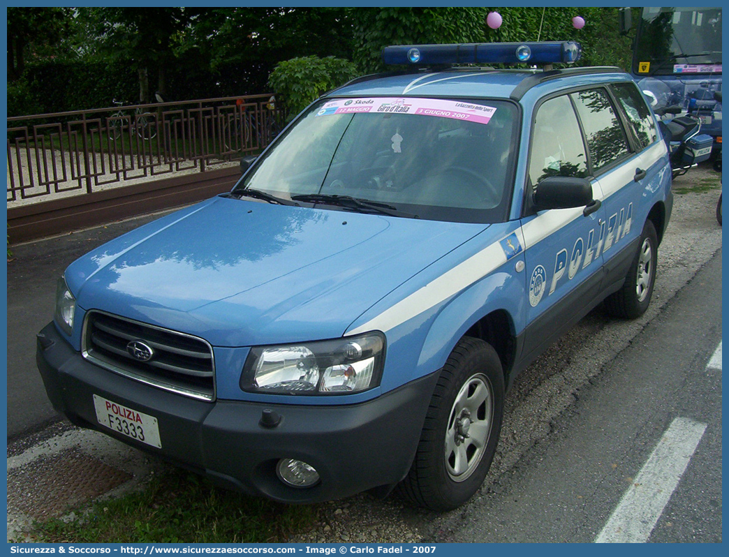 Polizia F3333
Polizia di Stato
Polizia Stradale
Subaru Forester III serie
Parole chiave: Polizia di Stato;Polizia;PS;P.S.;Stradale;Subaru;Forester;F3333