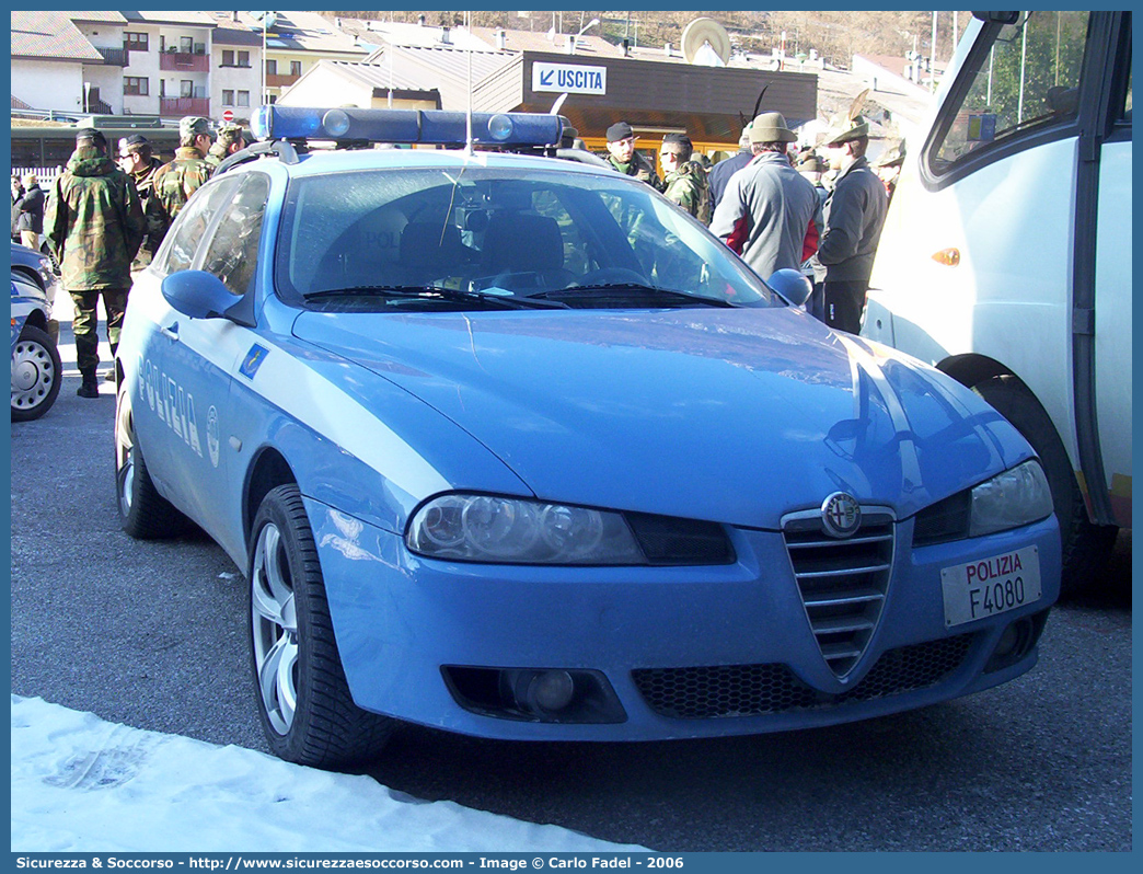 Polizia F4080
Polizia di Stato
Polizia Stradale
Alfa Romeo 156 Q4 Sportwagon II serie
Parole chiave: Polizia di Stato;Polizia;PS;Polizia Stradale;Alfa Romeo;Q4 SportWagon II serie;F4080