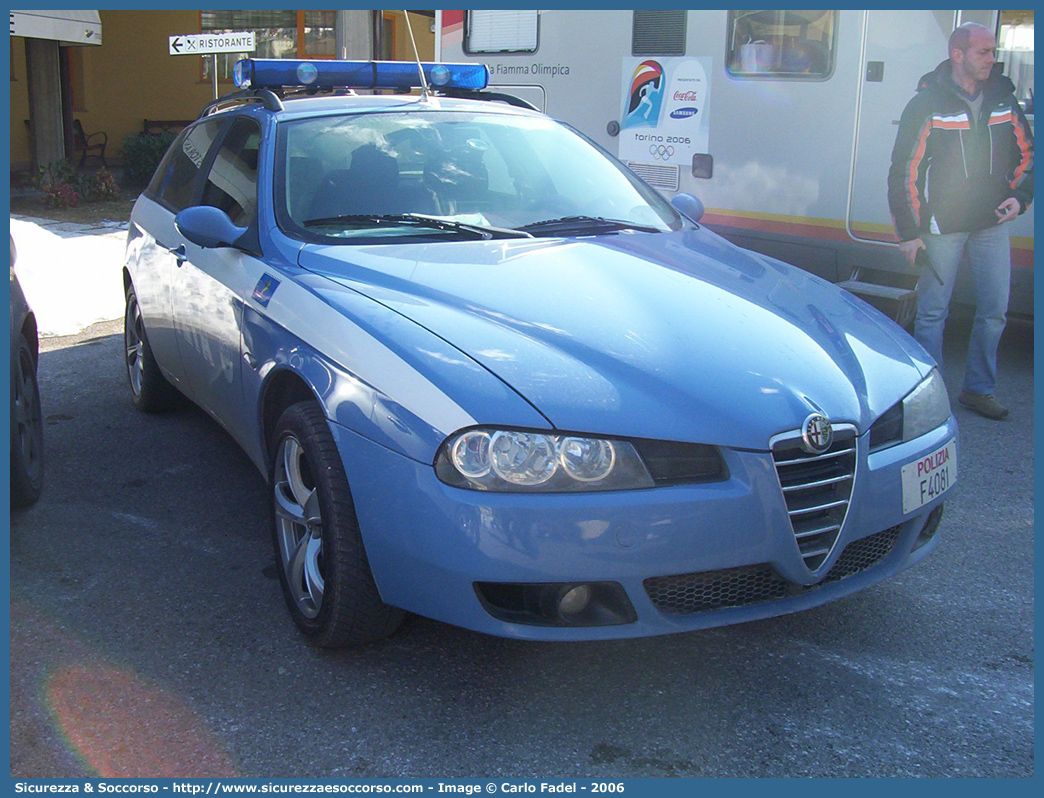 Polizia F4081
Polizia di Stato
Polizia Stradale
Alfa Romeo 156 Q4 Sportwagon II serie
Parole chiave: Polizia di Stato;Polizia;PS;Polizia Stradale;Alfa Romeo;Q4 SportWagon II serie;F4081