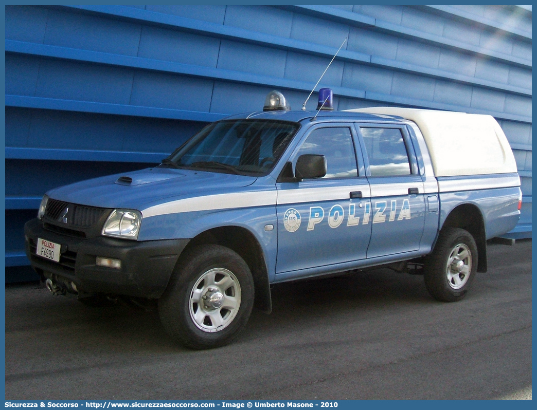 Polizia F4990
Polizia di Stato
Mitsubishi L200 III serie restyling
Parole chiave: Polizia di Stato;Polizia;PS;Mitsubishi;L200 III serie restyling;F4990