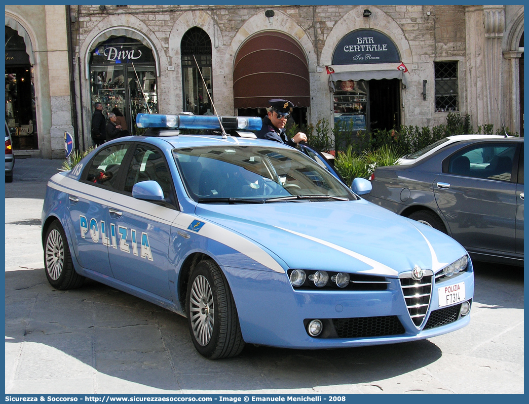 Polizia F7314
Polizia di Stato
Polizia Stradale
Alfa Romeo 159
Parole chiave: PS;P.S.;Polizia;di;Stato;Stradale;Pubblica;Sicurezza;Alfa;Romeo;159;F7314