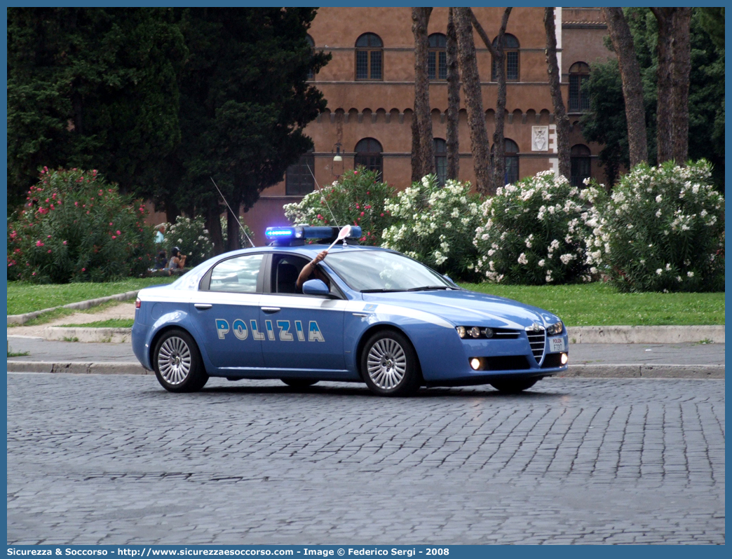 Polizia F7317
Polizia di Stato
Polizia Stradale
Alfa Romeo 159
Parole chiave: PS;P.S.;Polizia;di;Stato;Stradale;Pubblica;Sicurezza;Alfa;Romeo;159;F7317