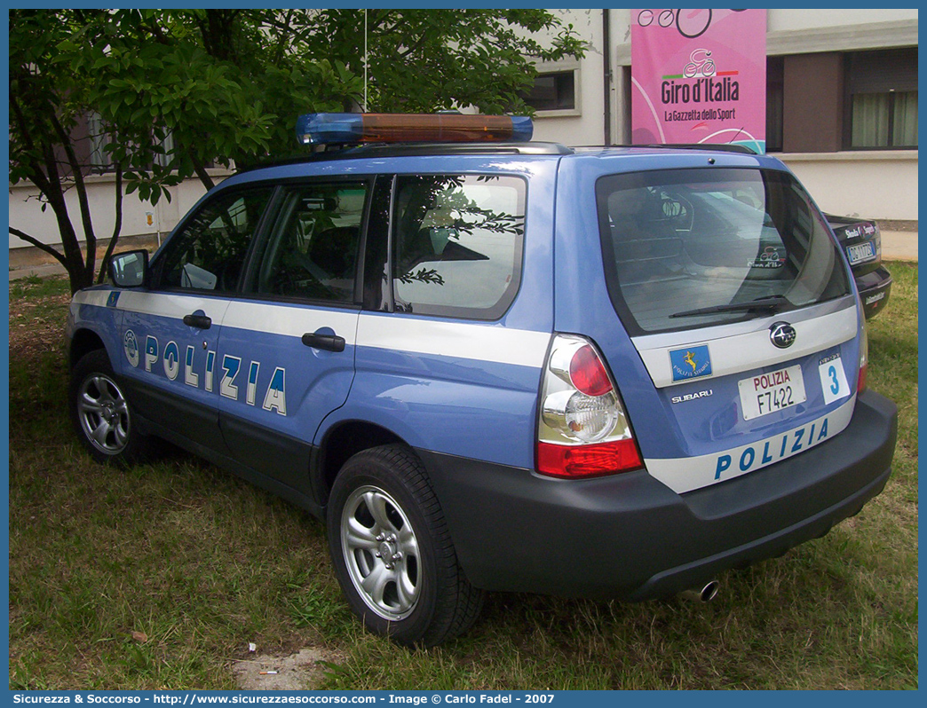 Polizia F7422
Polizia di Stato
Polizia Stradale
Subaru Forester IV serie
Parole chiave: Polizia di Stato;Polizia;PS;P.S.;Stradale;Subaru;Forester