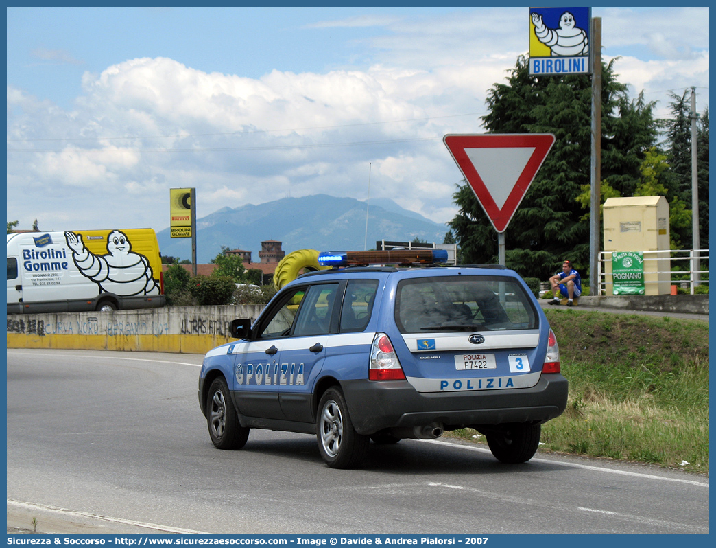 Polizia F7422
Polizia di Stato
Polizia Stradale
Subaru Forester IV serie
Parole chiave: Polizia di Stato;Polizia;PS;P.S.;Stradale;Subaru;Forester;F7422