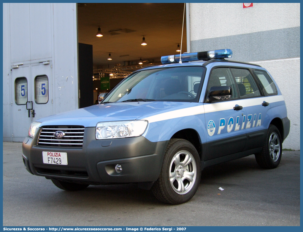 Polizia F7429
Polizia di Stato
Subaru Forester IV serie
Parole chiave: Polizia di Stato;Polizia;PS;Subaru;Forester IV serie;F7429