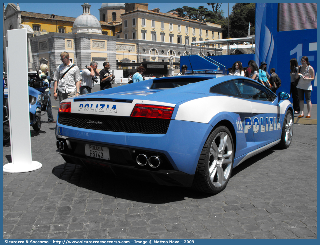 Polizia F8743
Polizia di Stato
Polizia Stradale
Lamborghini Gallardo LP560-4
Parole chiave: Polizia di Stato;Polizia;PS;Polizia Stradale;Lamborghini;Gallardo;LP560;F8743