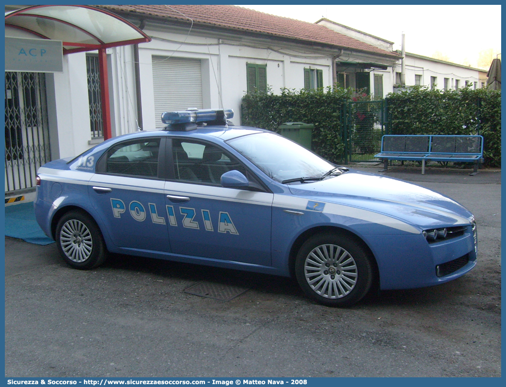 Polizia F9839
Polizia di Stato
Polizia Stradale
Alfa Romeo 159
Parole chiave: PS;P.S.;Polizia;di;Stato;Stradale;Pubblica;Sicurezza;Alfa;Romeo;159;F9839