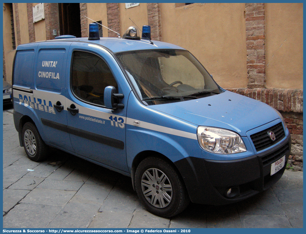 Polizia H1494
Polizia di Stato
Servizio Cinofili
Fiat Doblò I serie restyling
Parole chiave: PS;P.S.;Polizia;di;Stato;Pubblica;Sicurezza;Servizio;Cinofili;Fiat;Doblò;H1494