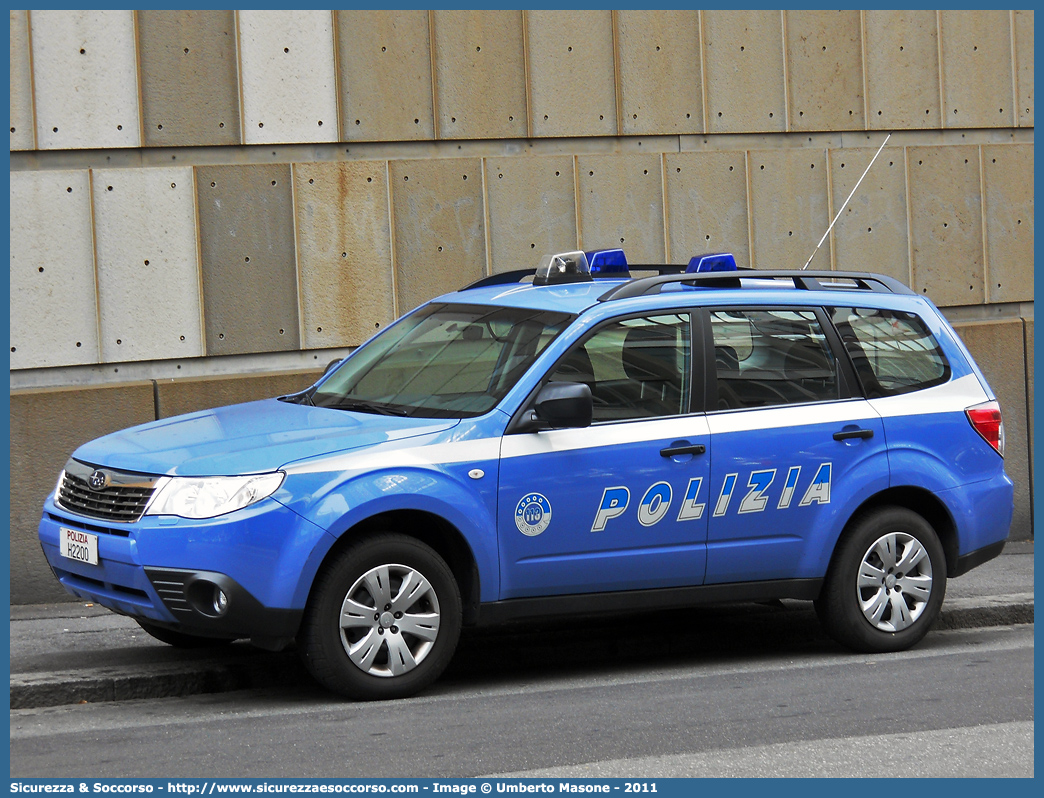 Polizia H2200
Polizia di Stato
Subaru Forester V serie
Parole chiave: PS;P.S.;Polizia;di;Stato;Pubblica;Sicurezza;Subaru;Forester