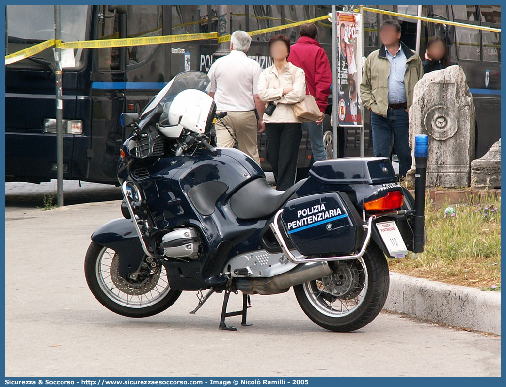 Polizia Penitenziaria 112
Polizia Penitenziaria
Nucleo Traduzioni e Piantonamenti
BMW R850RT I serie

Parole chiave: PolPen;Pol.Pen.;AdiC;A.diC.;Agenti di Custodia;Polizia Penitenziaria;Nucleo;Traduzioni;Piantonamenti;BMW;R850RT