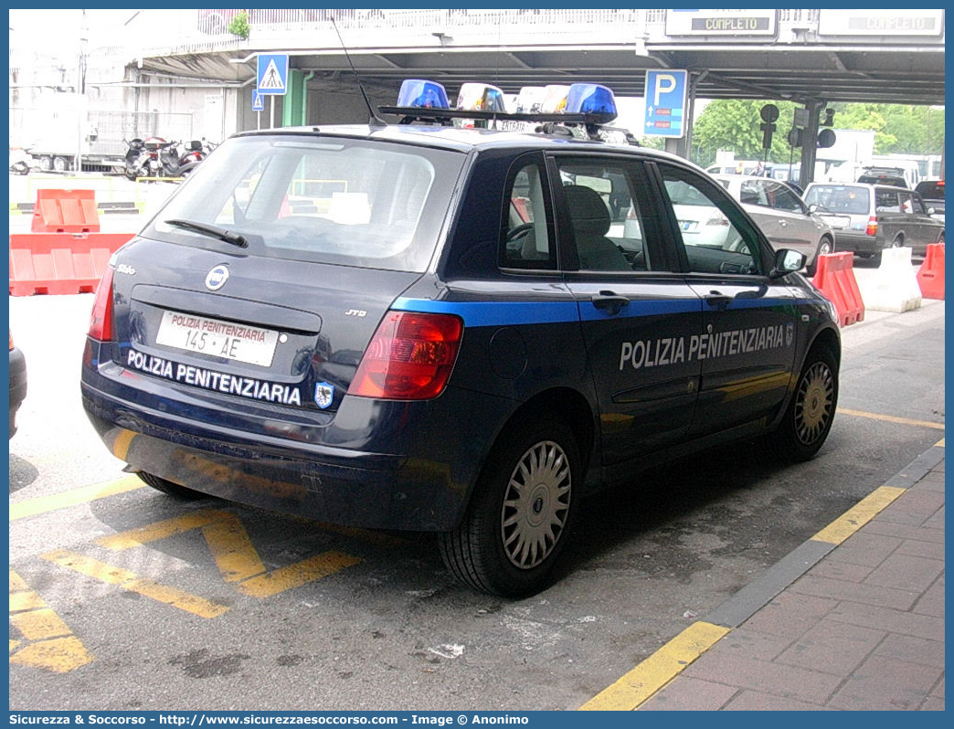 Polizia Penitenziaria 145AE
Polizia Penitenziaria
Nucleo Traduzioni e Piantonamenti
Fiat Stilo II serie
Parole chiave: PP;P.P.;Pol.Pen;PolPen;AdiC;A.diC.;Agenti;di;Custodia;Polizia;Penitenziaria;Nucleo;Traduzioni;Piantonamenti;Fiat;Stilo