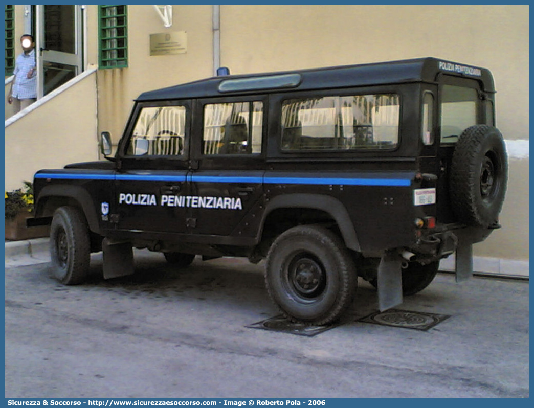 Polizia Penitenziaria 166AB
Polizia Penitenziaria
Nucleo Traduzioni e Piantonamenti
Land Rover Defender 110
Parole chiave: 166AB;Polizia Penitenziaria;Nucleo Traduzioni e Piantonamenti;Land Rover Defender 110