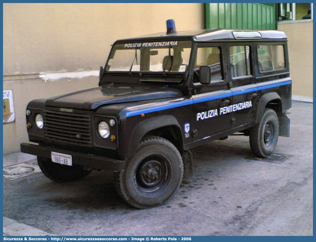 Polizia Penitenziaria 166AB
Polizia Penitenziaria
Nucleo Traduzioni e Piantonamenti
Land Rover Defender 110
Parole chiave: 166AB;Polizia Penitenziaria;Nucleo Traduzioni e Piantonamenti;Land Rover Defender 110