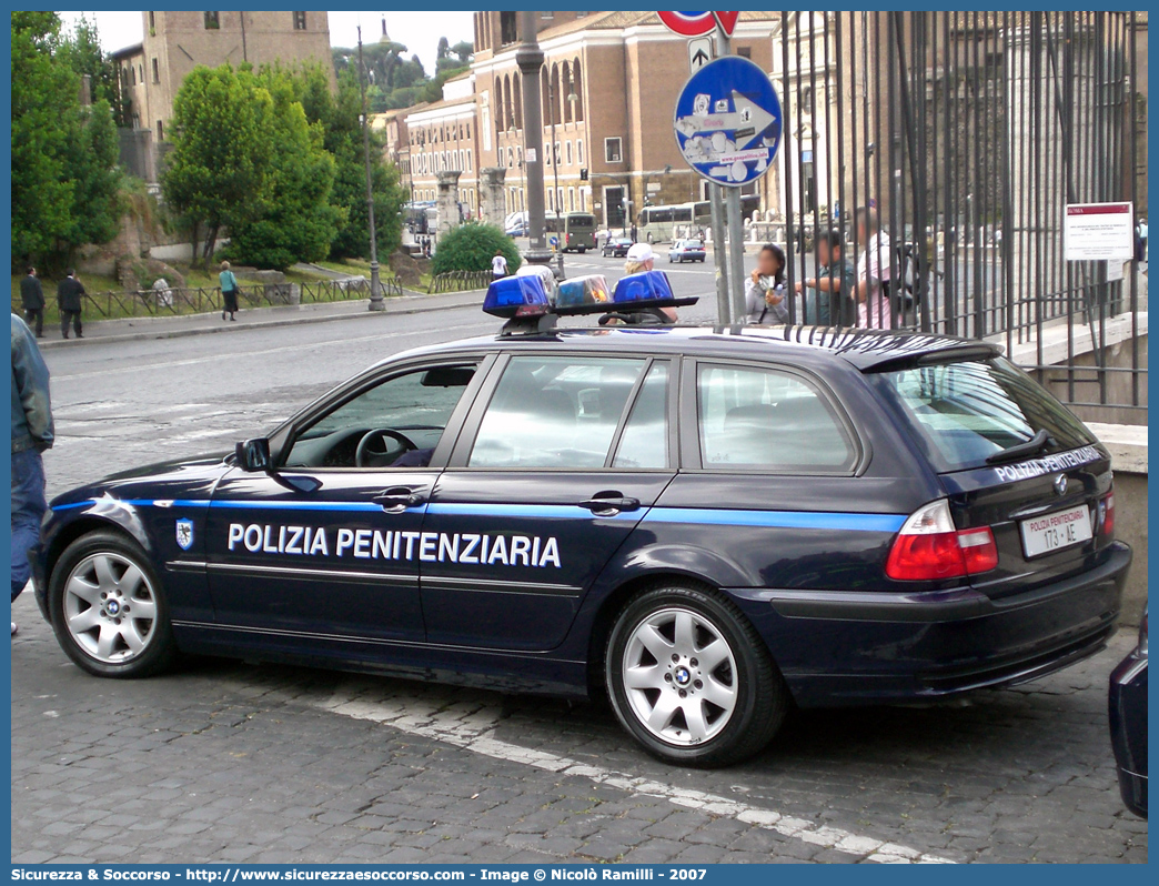 Polizia Penitenziaria 173AE
Polizia Penitenziaria
Nucleo Traduzioni e Piantonamenti
BMW serie 3 e46 Touring
Parole chiave: 173AE;Polizia Penitenziaria;Nucleo Traduzioni e Piantonamenti;BMW serie 3 e46 Touring