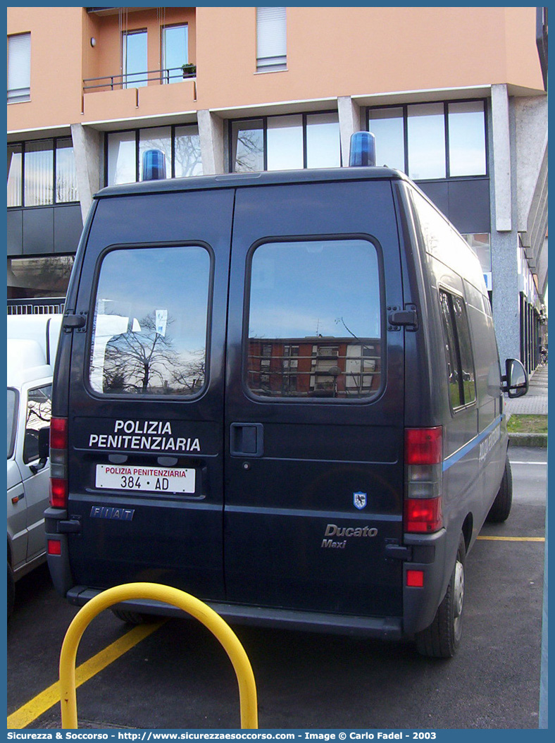 Polizia Penitenziaria 384AD
Polizia Penitenziaria
Fiat Ducato II serie
Parole chiave: PP;P.P.;Pol.Pen;PolPen;AdiC;A.diC.;Agenti;di;Custodia;Polizia;Penitenziaria;Nucleo;Traduzioni;Piantonamenti;Fiat;Ducato