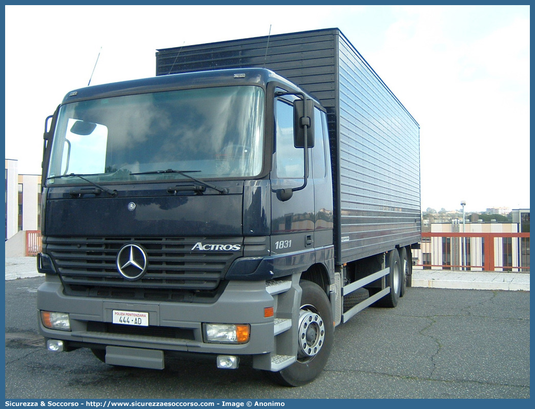 Polizia Penitenziaria 444AD
Polizia Penitenziaria
Nucleo Traduzioni e Piantonamenti
Mercedes Benz Actros 1831 I serie
Parole chiave: 444AD