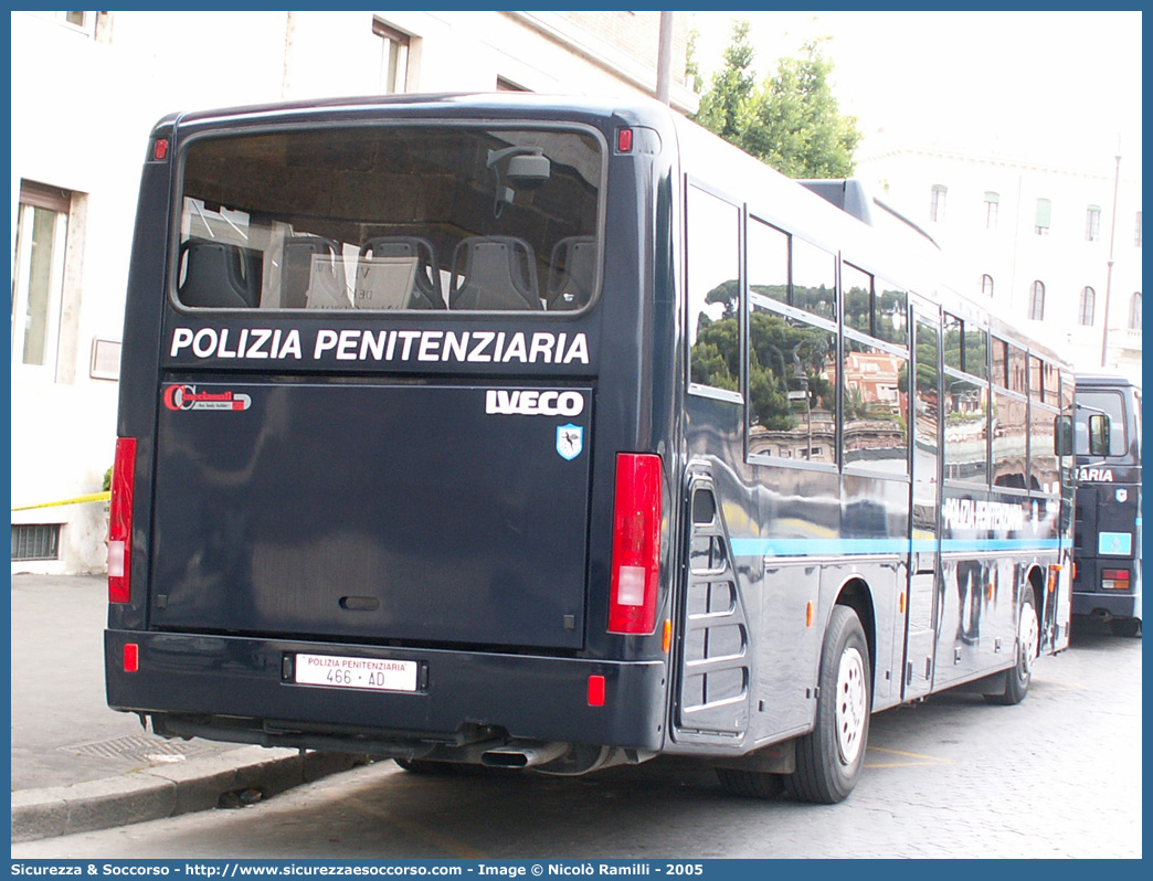 Polizia Penitenziaria 466AD
Polizia Penitenziaria
Iveco 397.12 Cacciamali Eurorider
Parole chiave: PP;P.P.;Pol.Pen.;PolPen;AdiC;A.diC.;Agenti;di;Custodia;Polizia;Penitenziaria;Nucleo;Traduzioni;Piantonamenti;Iveco;397.12;Cacciamali;Eurorider