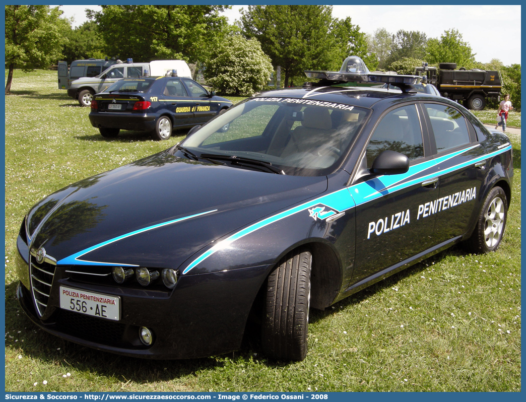 Polizia Penitenziaria 556AE
Polizia Penitenziaria
Nucleo Traduzioni e Piantonamenti
Alfa Romeo 159
Parole chiave: PolPen;P.P.;PP;Polizia;Penitenziaria;AdiC;A.diC;Agenti;di;Custodia;Nucleo;Traduzioni;Piantonamenti;Alfa;Romeo;159