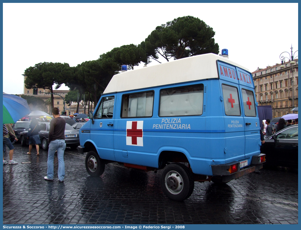 Polizia Penitenziaria 689AA
Polizia Penitenziaria
Nucleo Traduzioni e Piantonamenti
Alfa Romeo AR8 4x4
Parole chiave: 689AA;Polizia Penitenziaria;Nucleo Traduzioni e Piantonamenti;Ambulanza;Alfa Romeo AR8 4x4