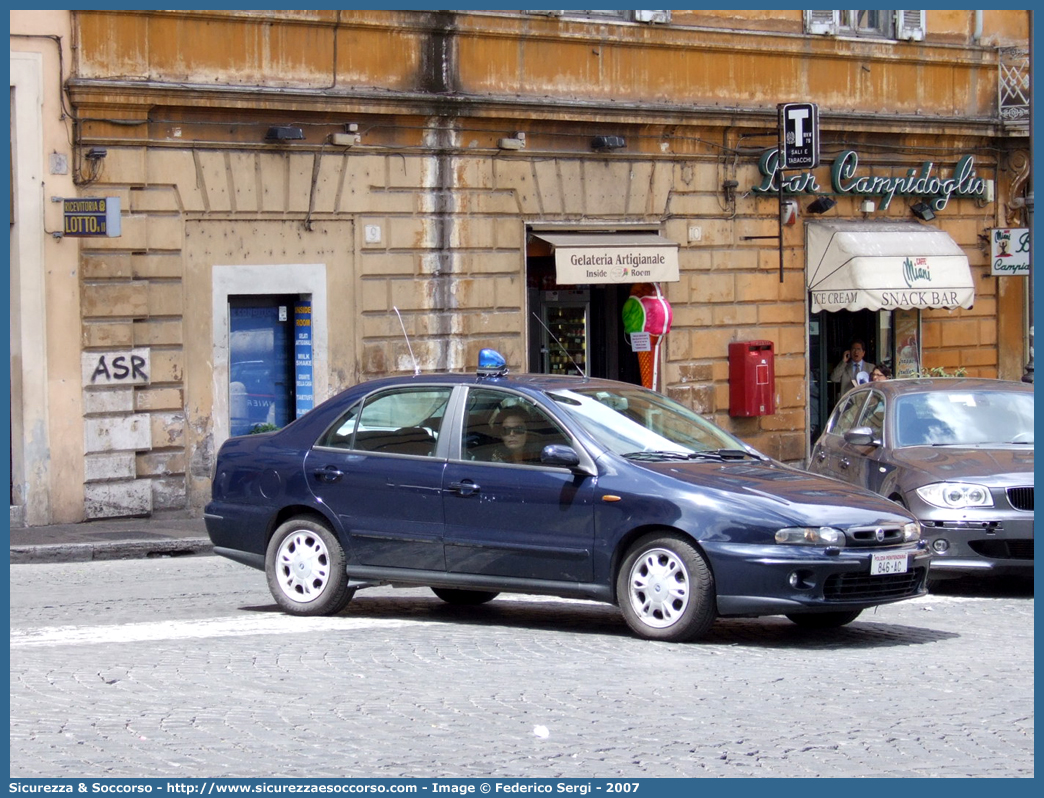 Polizia Penitenziaria 846AC
Polizia Penitenziaria
Nucleo Traduzioni e Piantonamenti
Fiat Marea
Parole chiave: PP;P.P.;Pol.Pen;PolPen;AdiC;A.diC.;Agenti;di;Custodia;Polizia;Penitenziaria;Nucleo;Traduzioni;Piantonamenti;Fiat;Marea