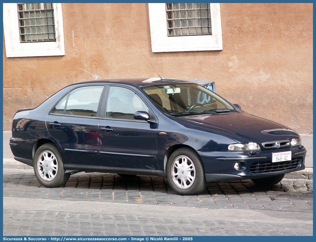 Polizia Penitenziaria 846AC
Polizia Penitenziaria
Nucleo Traduzioni e Piantonamenti
Fiat Marea
Parole chiave: PP;P.P.;Pol.Pen;PolPen;AdiC;A.diC.;Agenti;di;Custodia;Polizia;Penitenziaria;Nucleo;Traduzioni;Piantonamenti;Fiat;Marea