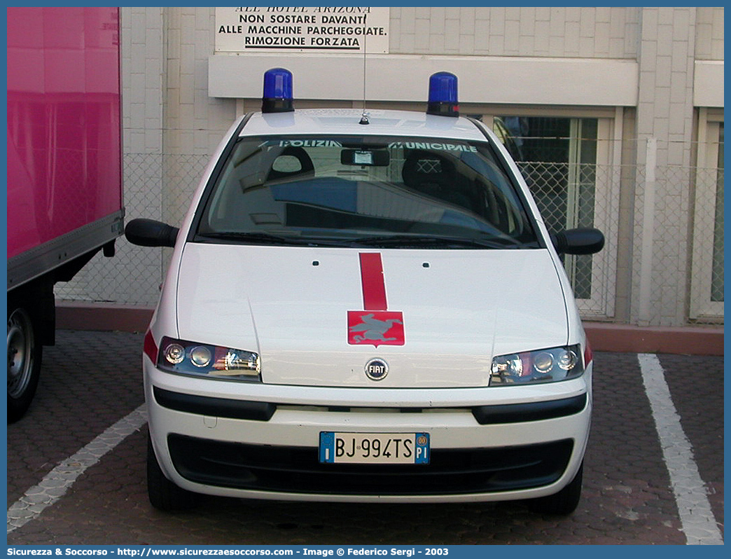 -
Polizia Municipale
Comune di Ponsacco
Fiat Punto II serie
Parole chiave: Polizia;Locale;Municipale;Ponsacco;Fiat;Punto