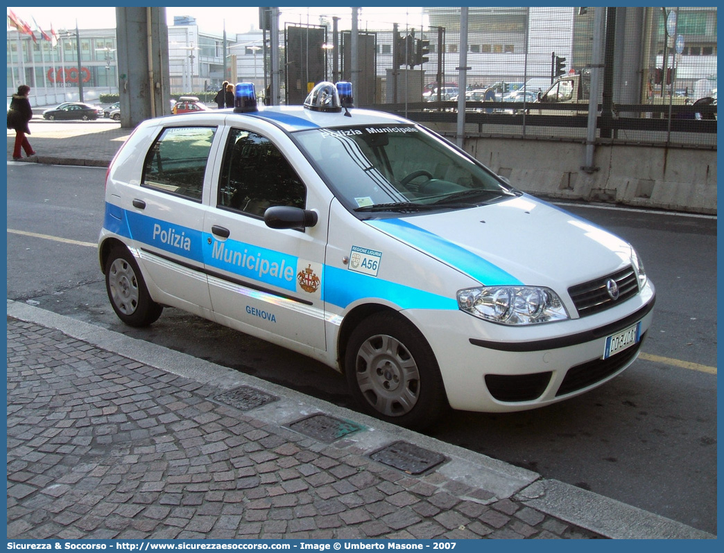 -
Polizia Municipale
Comune di Genova
Fiat Punto III serie
Parole chiave: Polizia;Locale;Municipale;Genova;Fiat;Punto