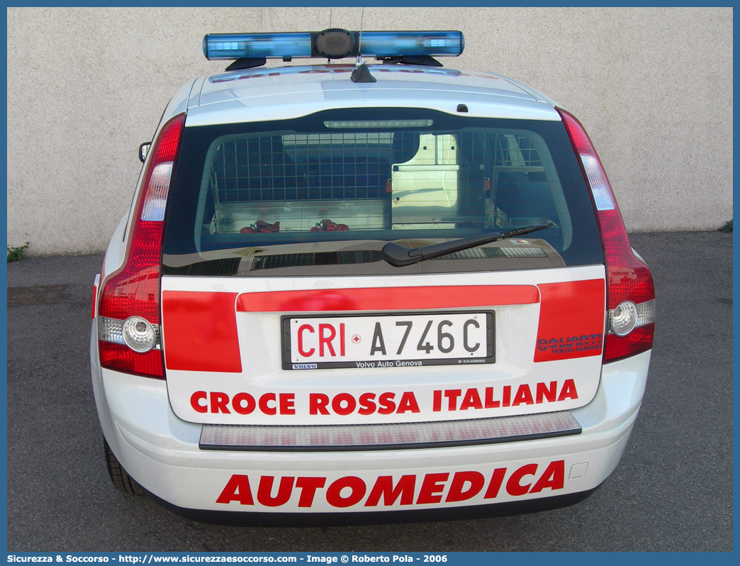 CRI A746C
Croce Rossa Italiana
Genova
Volvo V50 II serie
Allestitore Bollanti S.r.l.
Parole chiave: CRI;C.R.I.;Croce Rossa Italiana;Automedica;Auto Medica;Automedicalizzata;Auto Medicalizzata;Volvo;V50;Genova;A746C;Bollanti