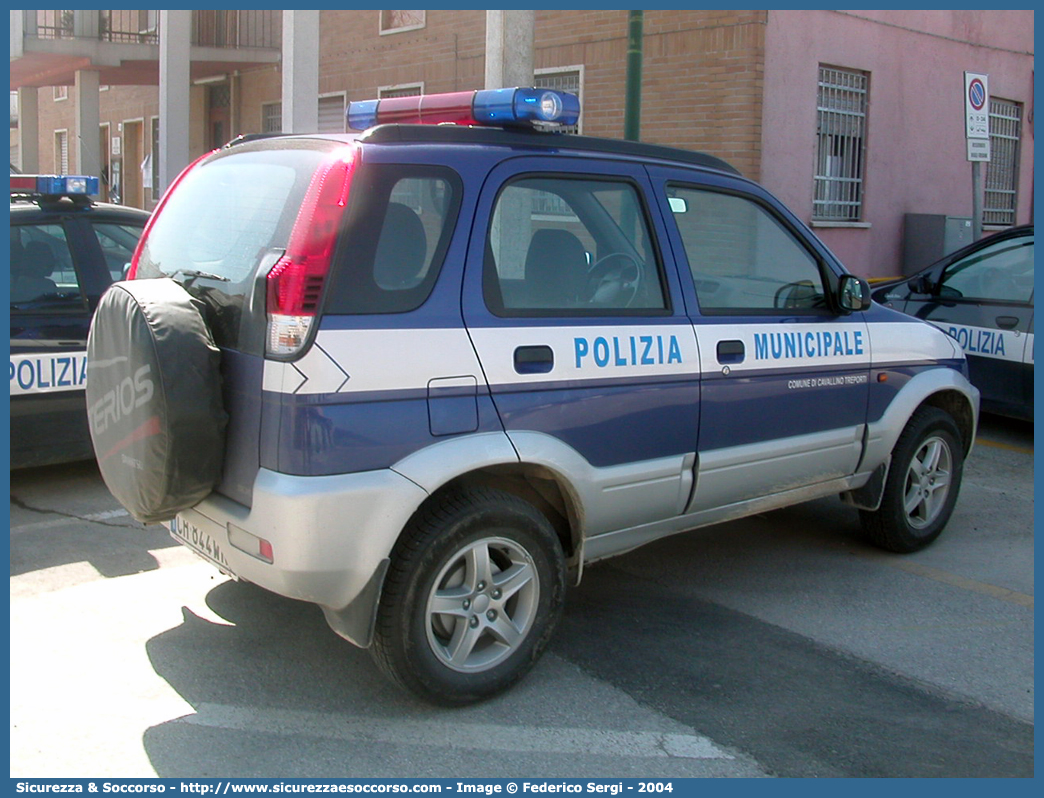 -
Polizia Municipale
Comune di Cavallino Treporti
Daihatsu Terios I serie
Parole chiave: PL;PM;P.L.;P.M.;Polizia;Locale;Municipale;Cavallino;Treporti;Daihatsu;Terios