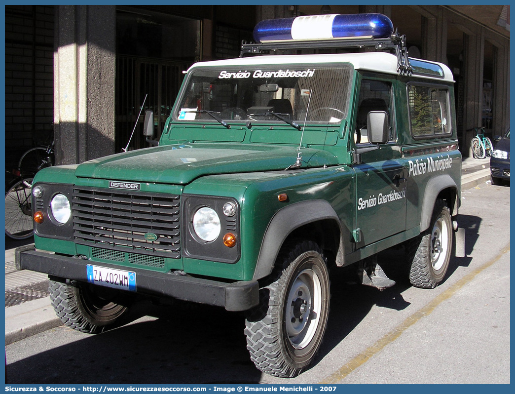 -
Polizia Municipale
Comune di Terni
Nucleo Guardaboschi
Land Rover Defender 90
Parole chiave: Polizia;Locale;Municipale;Terni;Guardaboschi;Land Rover;Defender;90