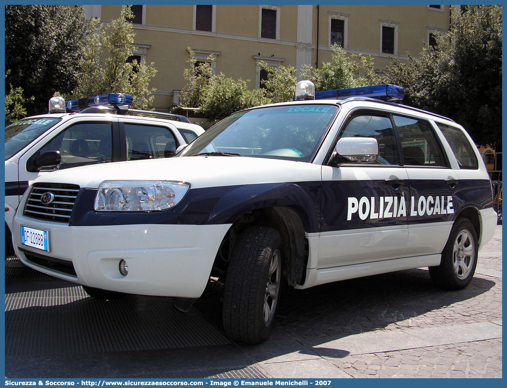 -
Polizia Locale
Provincia di Terni
Subaru Forester IV serie
Parole chiave: Polizia;Locale;Provinciale;Terni;Subaru;Forester